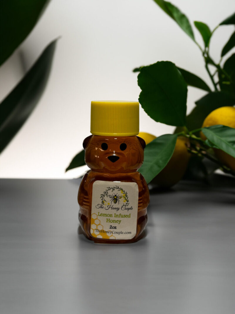Baby Bear Lemon Infused Honey by The Honey Couple 2oz