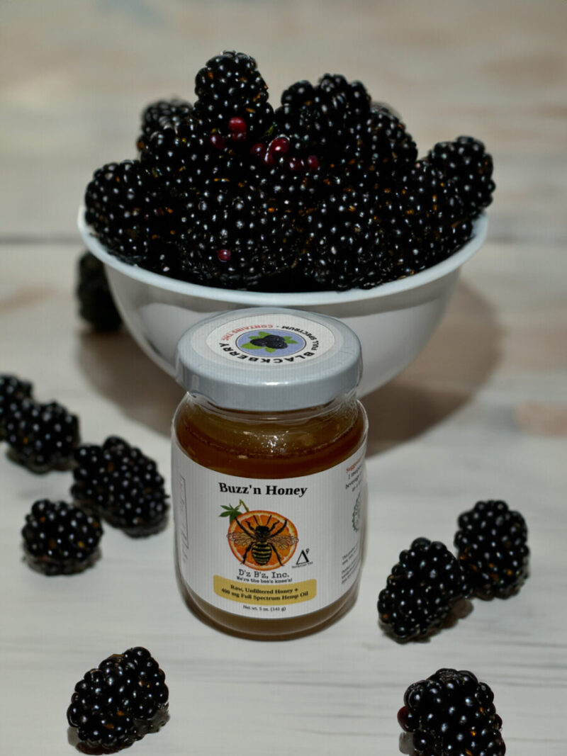 Blackberry Full Spectrum THC Infused Honey by D'z B'z