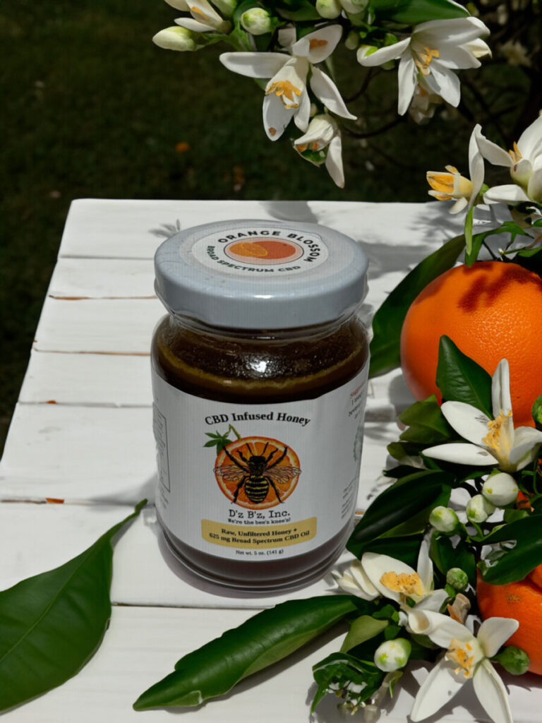 CBD Infused Orange Blossom Honey by D's B's Inc