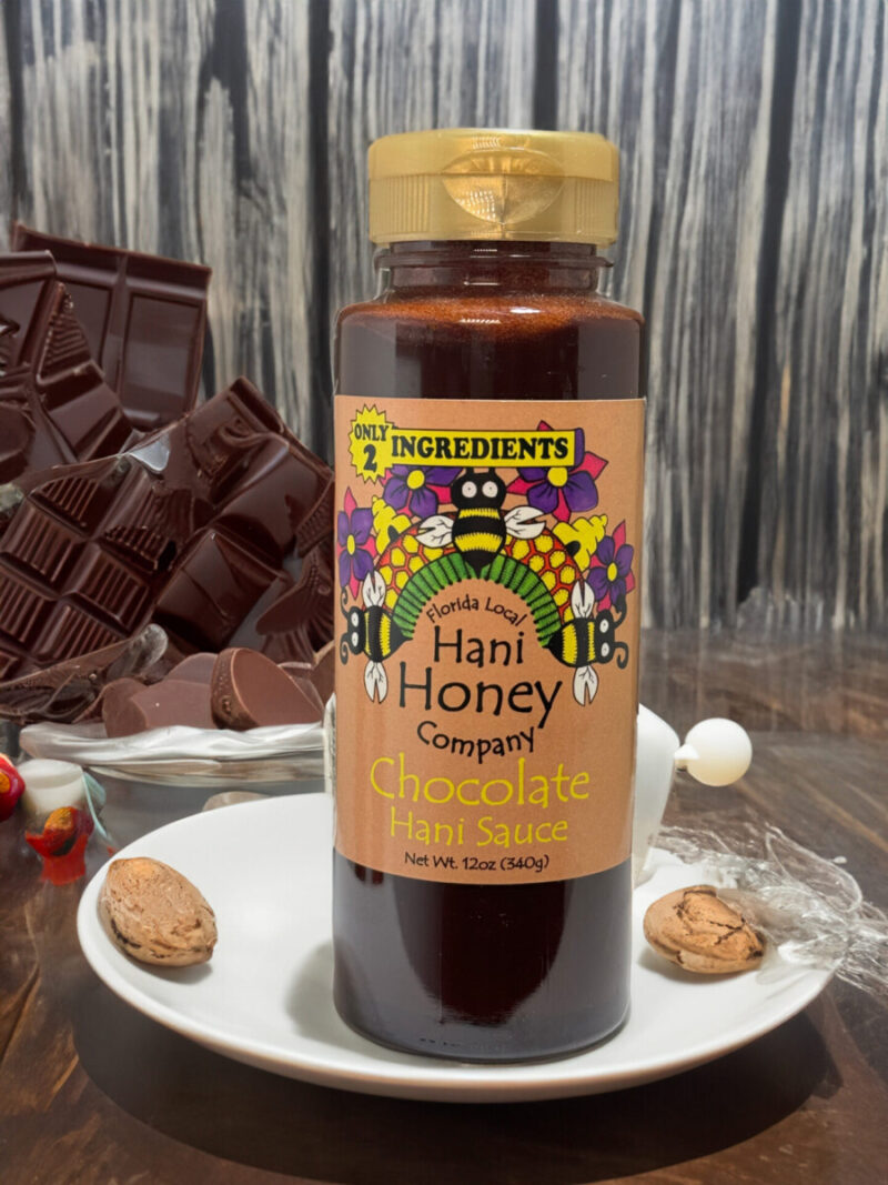 Chocolate Hani Sauce by Hani Honey Company 12oz