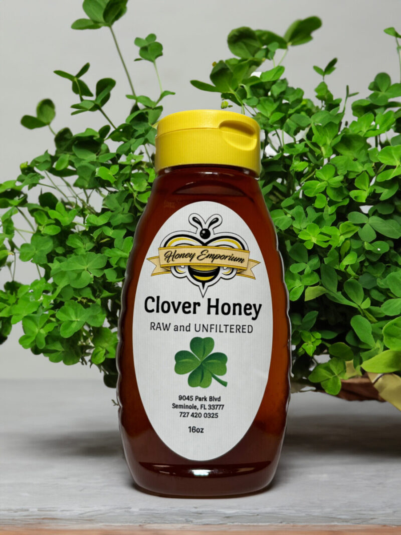 Clover Blossom Raw Honey by Honey Emporium 16oz