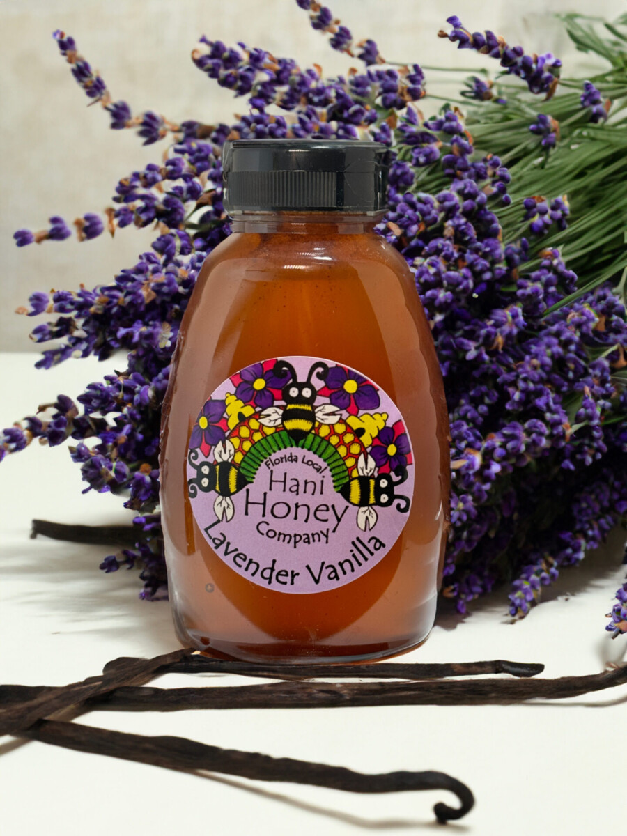 Lavender Vanilla Infused Honey by The Hani Company 16oz