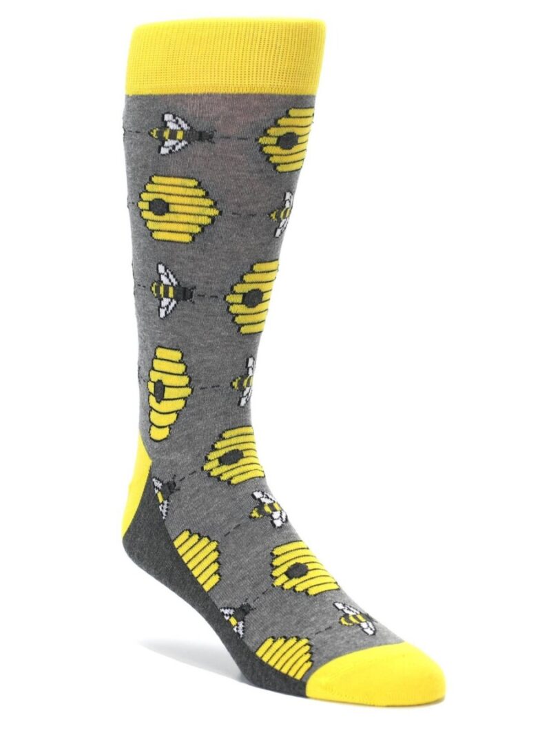 Men's Beehive Socks by Statement Sockwear