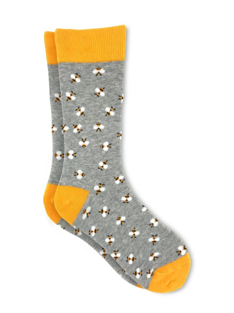 Men's Yellow Bumble Bee Sock by Society Socks
