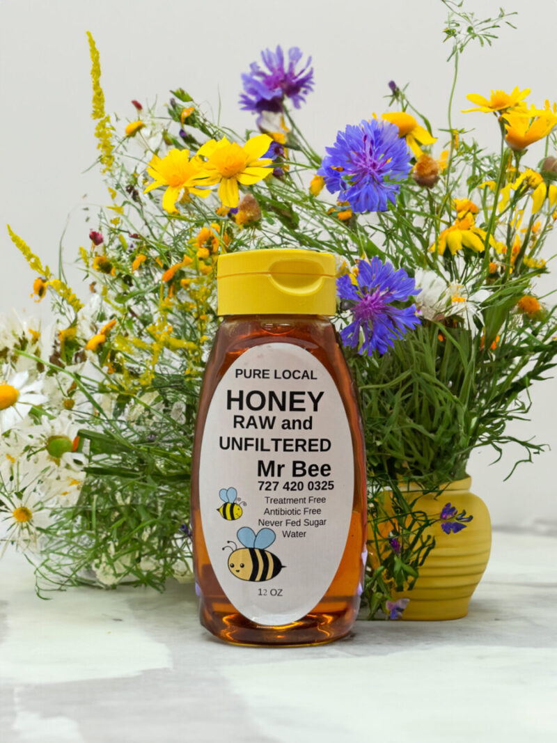 Mr Bee Raw & Unfiltered Pure Local Honey 12oz