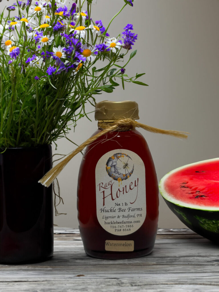 Raw-Watermelon-Infused-Honey-by-Huckle-Bee-Farms-16oz