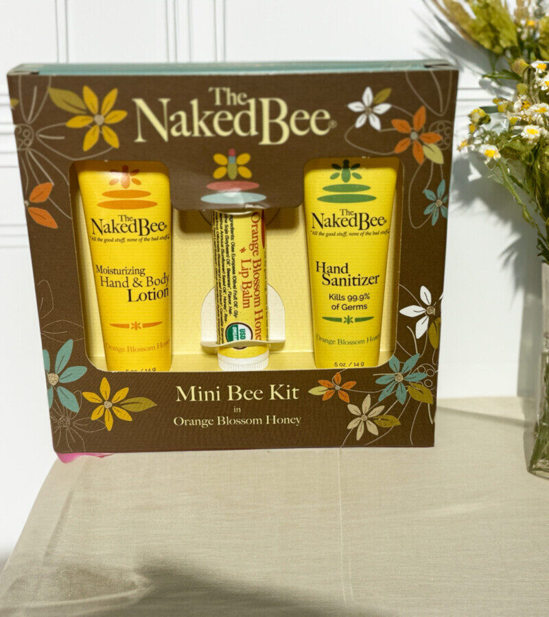 The Naked Bee Mini Bee Kit in Orange Blossom Honey