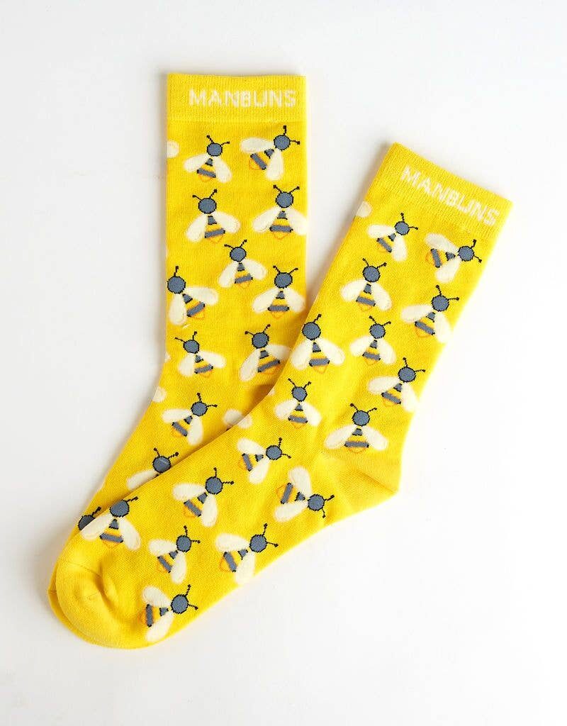 Yellow-Mens-Bee-Socks-by-Manbuns