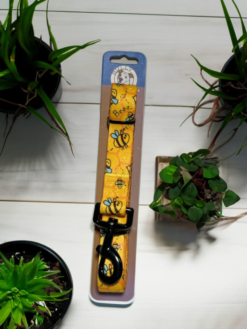 Large Bumble Bee Dog Leash by Bully Bows