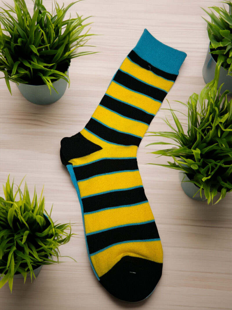 Mismatch Bee Socks by Real Sic