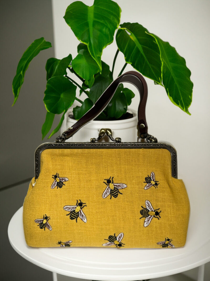 Bees Kisslock Yellow Bee Bag by Comeco inc